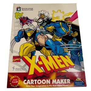 Marvel Comics X-Men Cartoon Maker CD-ROM Knowledge Adventure‎ 1995 Jump Start